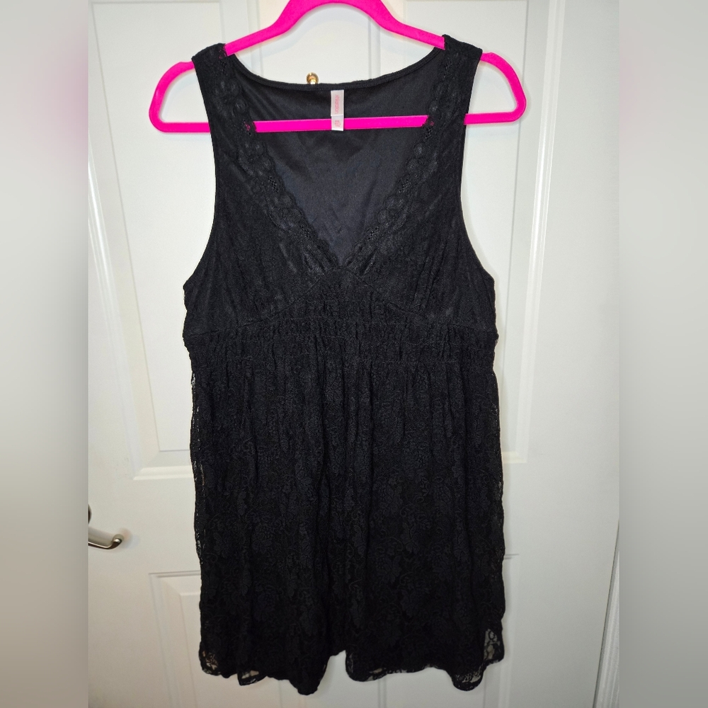 Xhilaration Black Lacy Dress